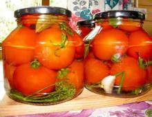 Рецепт помидор на зиму в полтора литровых банках Помидоры консервированные сладкие на 1 литровую банку