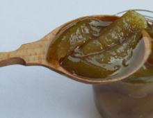 A simple recipe for green pear jam for the winter. Green unripe pears what to do recipes