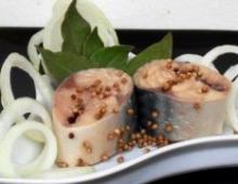 Marinade for mackerel recipe with photo