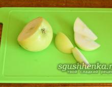 Clear apple jam in slices: quick and simple recipes Recipe for making white apple jam
