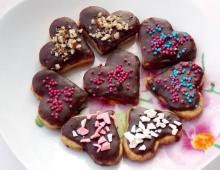 Cookies “Hearts” with icing for Valentine's Day